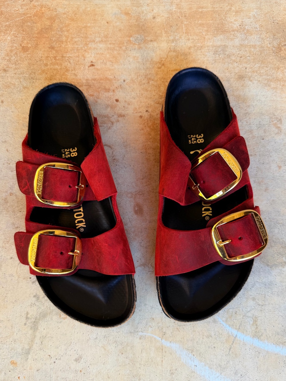 Birkenstock 38 100% Oiled Leather
